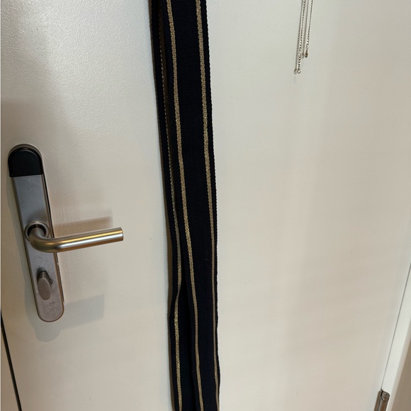 Ace & Jig Navy and Gold Fabric Braided Tassel Belt - Picture 5 of 6